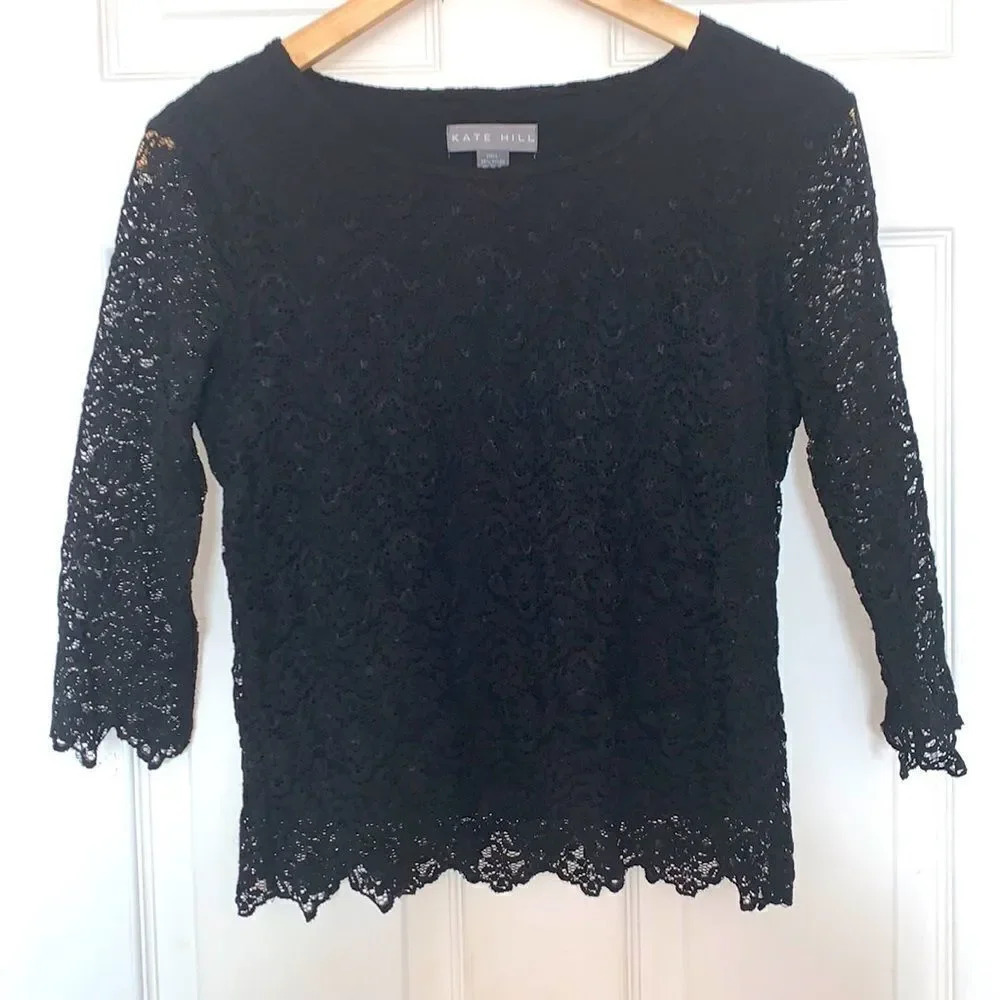 Kate Hill lace top 